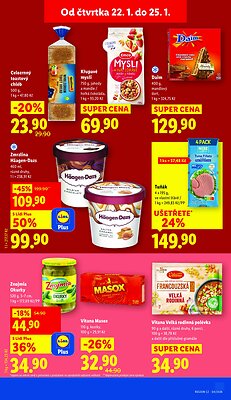 akční leták Lidl 22.1.2026-26.1.2026