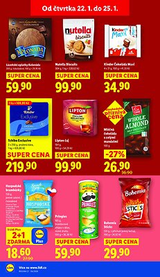 akční leták Lidl 22.1.2026-26.1.2026