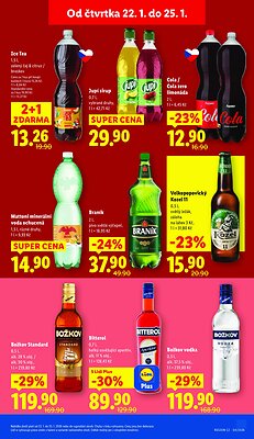 akční leták Lidl 22.1.2026-26.1.2026