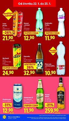 akční leták Lidl 22.1.2026-26.1.2026