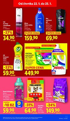 akční leták Lidl 22.1.2026-26.1.2026