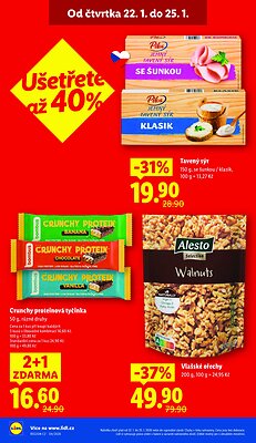 akční leták Lidl 22.1.2026-26.1.2026