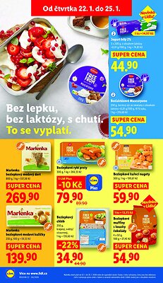 akční leták Lidl 22.1.2026-26.1.2026