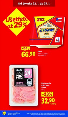 akční leták Lidl 22.1.2026-26.1.2026