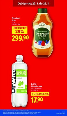 akční leták Lidl 22.1.2026-26.1.2026