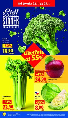 akční leták Lidl 22.1.2026-26.1.2026