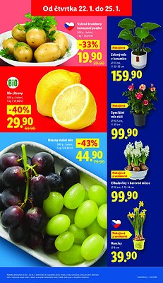 akční leták Lidl 22.1.2026-26.1.2026