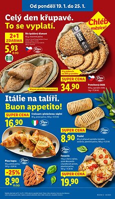 akční leták Lidl 19.1.2026-21.1.2026