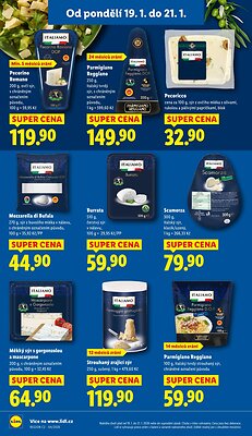 akční leták Lidl 19.1.2026-21.1.2026