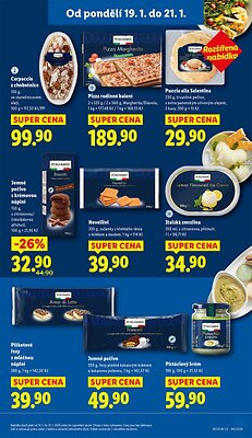 akční leták Lidl 19.1.2026-21.1.2026