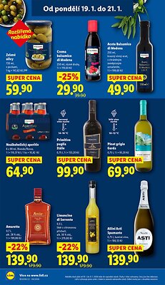 akční leták Lidl 19.1.2026-21.1.2026