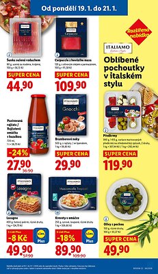 akční leták Lidl 19.1.2026-21.1.2026