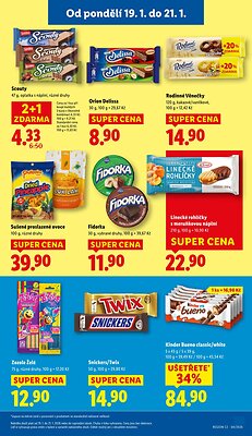 akční leták Lidl 19.1.2026-21.1.2026