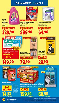 akční leták Lidl 19.1.2026-21.1.2026