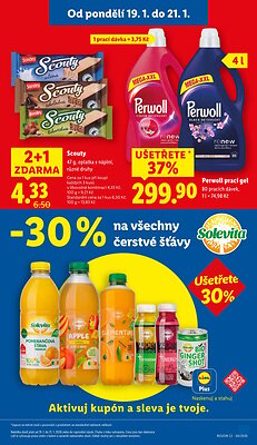 akční leták Lidl 19.1.2026-21.1.2026