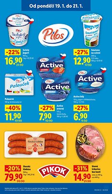 akční leták Lidl 19.1.2026-21.1.2026