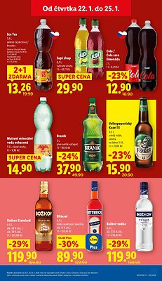 akční leták Lidl 22.1.2026-25.1.2026