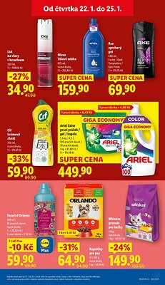 akční leták Lidl 22.1.2026-25.1.2026
