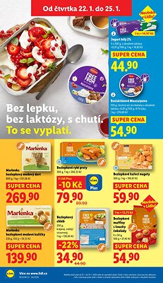akční leták Lidl 22.1.2026-25.1.2026