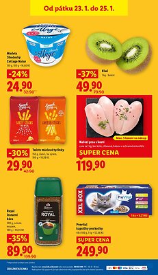 akční leták Lidl 22.1.2026-25.1.2026