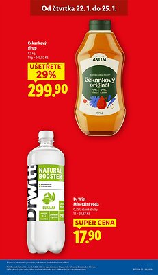 akční leták Lidl 22.1.2026-25.1.2026