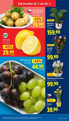 akční leták Lidl 22.1.2026-25.1.2026