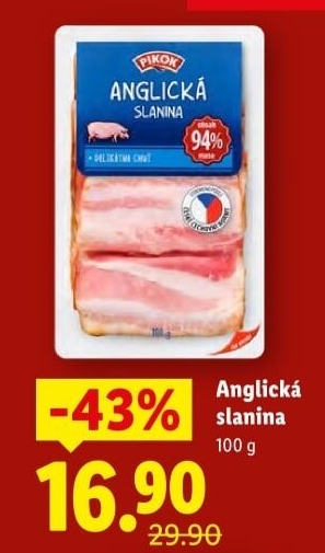 Anglická slanina Pikok
