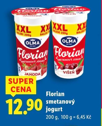 Jogurt smetanový Florian Olma