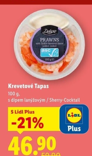 Krevety tapas Deluxe