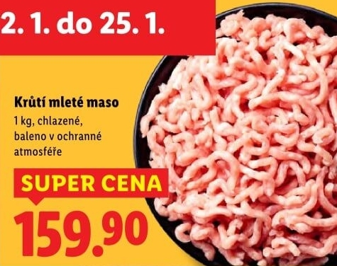 Krůtí mleté maso