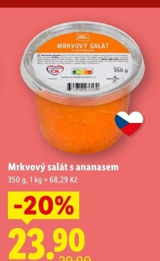 Salát mrkvový s ananasem Chef Select