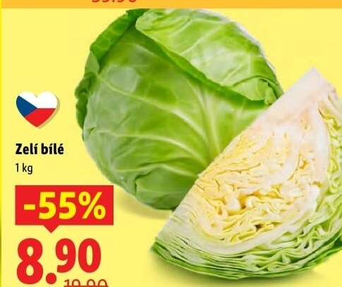 Zelí hlávkové bílé
