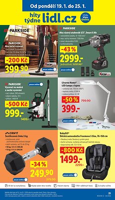 akční leták Lidl 19.1.2026-25.1.2026