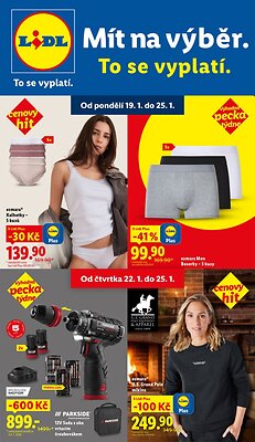 akční leták Lidl 19.1.2026-25.1.2026