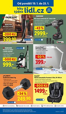 akční leták Lidl 19.1.2026-25.1.2026