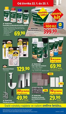 akční leták Lidl 19.1.2026-25.1.2026