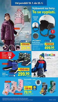 akční leták Lidl 19.1.2026-25.1.2026