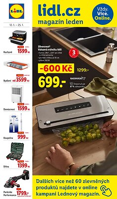 akční leták Lidl 12.1.2026-25.1.2026