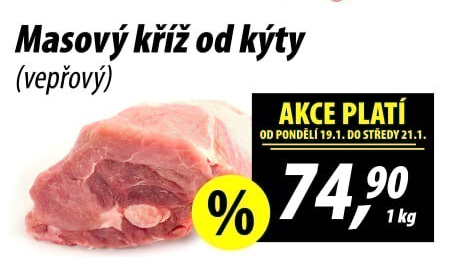 Masový kříž od kýty vepřový