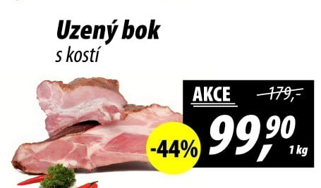 Uzený bok s kostí