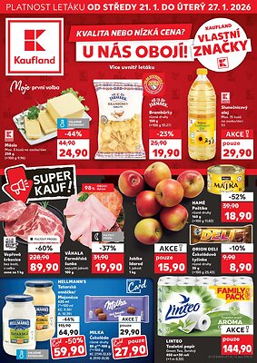 akční leták Kaufland 21.1.2026-27.1.2026