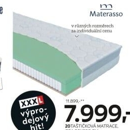 TAŠTIČKOVÁ MATRACE
