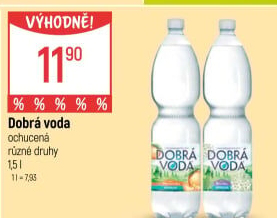 Ochucená voda Dobrá voda