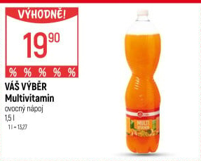 Ovocný nápoj Váš Výběr