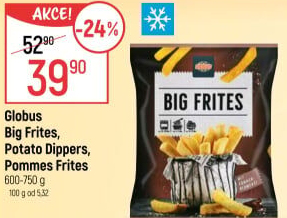 Potato Dippers mražené Globus