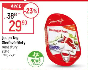 Sleďové filety Jeden Tag