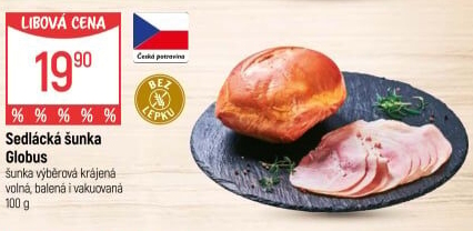 Šunka sedlácká výběrová Globus