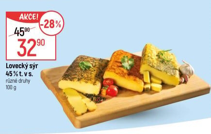 Sýr lovecký 45%