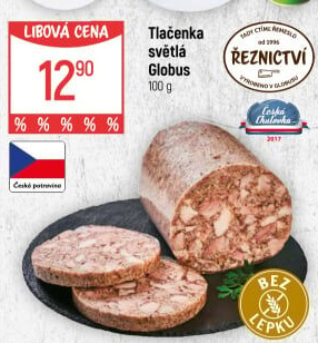 Tlačenka světlá Globus