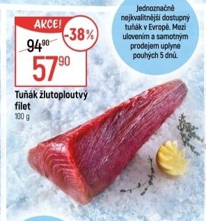 Tuňák žlutoploutvý filet